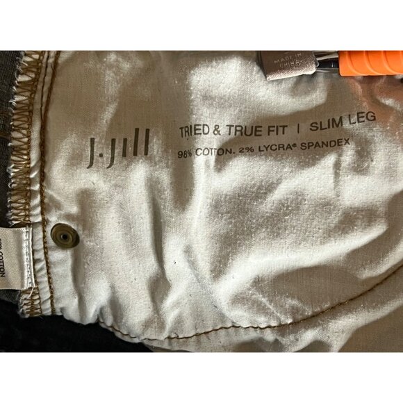 J. Jill Women's Tried & True Fit Slim Leg Jeans Size 8 Cotton & Lycra - Picture 9 of 10